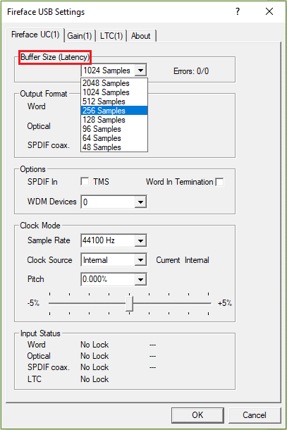 Usb buffer size serato настройка